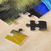 Van Gogh Sterrennacht Siamese kat Legpuzzel (Zijkant)