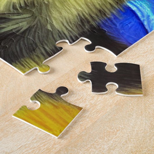 Van Gogh Sterrennacht Siamese kat Legpuzzel (Zijkant)