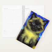 Van Gogh Sterrennacht Siamese kat Planner (Display)