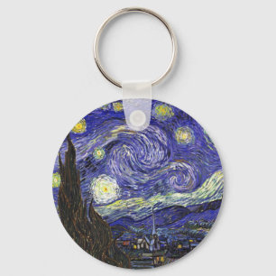 Van Gogh Sterrennacht Sleutelhanger