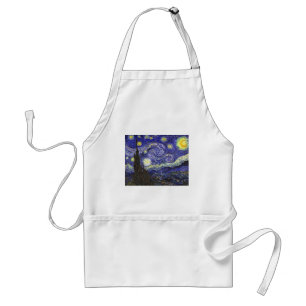 Van Gogh Sterrennacht Standaard Schort