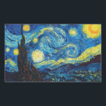 Van Gogh Sterrennacht Stickers<br><div class="desc">Van Gogh Sterrennacht stickers. Van Goghs bekendste schilderij, Sterrennacht, beeldt het uitzicht uit vanuit het slaapkamerraam van de kunstenaar in het gesticht in Saint Remy de Provence. Een prachtige nachtelijke hemel die wordt gekenmerkt door gele sterretjes die boven de dorpskerk uitsteken, Sterrennacht is een geweldig cadeau voor liefhebbers van het...</div>