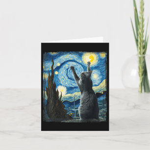 Van Gogh Sterrennacht Stijl Artistiek Russisch Bla Kaart