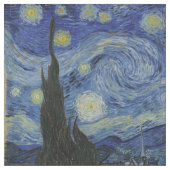 Van Gogh Sterrennacht Stof (Close Up)