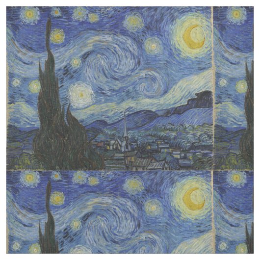 Van Gogh Sterrennacht Stof (Swatch)