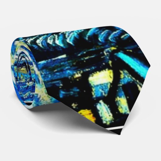 Van Gogh - Sterrennacht Stropdas (Opgerold)