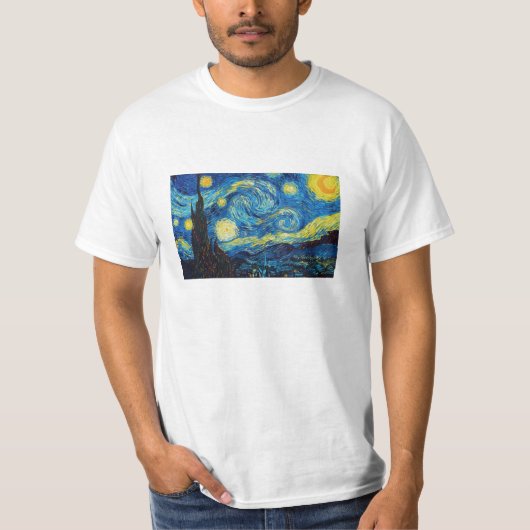 Van Gogh Sterrennacht T-shirt (Voorkant)