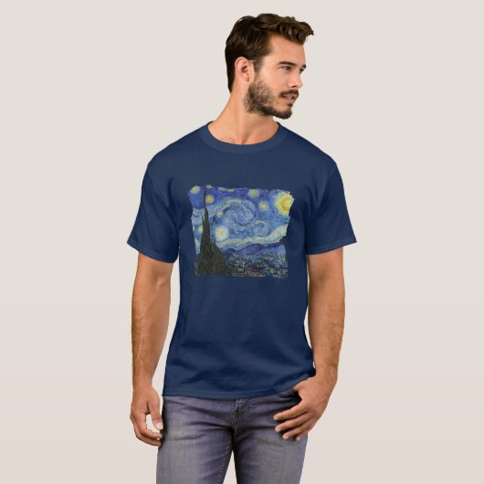 Van Gogh * Sterrennacht T-shirt (Voorkant volledig)