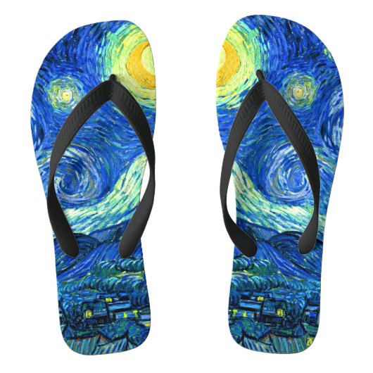 Van Gogh Sterrennacht Teenslippers (Voetbed)