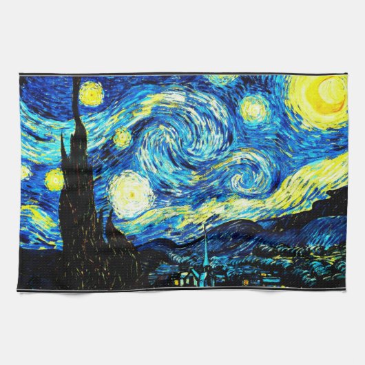 Van Gogh - Sterrennacht Theedoek (Horizontaal)