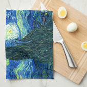 van gogh sterrennacht theedoek (Quarter Fold)