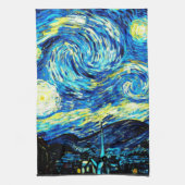 Van Gogh - Sterrennacht Theedoek (Verticaal)
