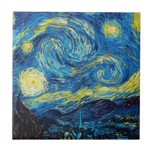 Van Gogh Sterrennacht Tile Tegeltje