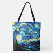 Van Gogh - Sterrennacht Tote Bag (Voorkant)