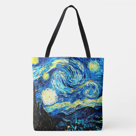 Van Gogh - Sterrennacht Tote Bag (Voorkant)