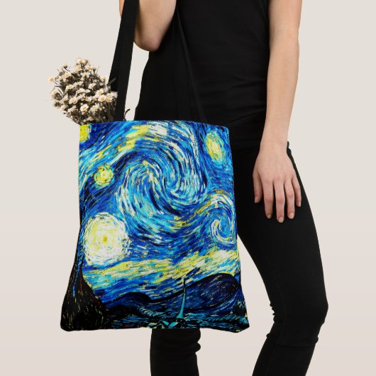 Van Gogh - Sterrennacht Tote Bag (Dichtbij)