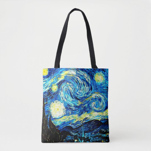 Van Gogh - Sterrennacht Tote Bag (Voorkant)