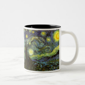 Van Gogh: Sterrennacht Tweekleurige Koffiemok