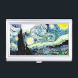 Van Gogh Sterrennacht Visitekaarthouder<br><div class="desc">Van Gogh Sterrennacht</div>