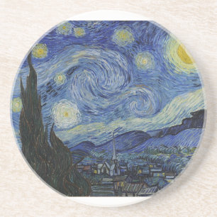 Van Gogh Sterrennacht Zandsteen Onderzetter