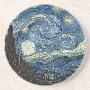 Van Gogh Sterrennacht Zandsteen Onderzetter