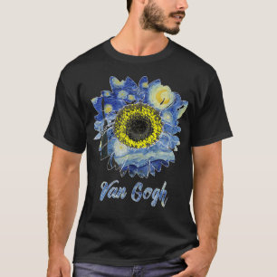 Van Gogh Sterrennacht Zonnebloem Van Gogh Zonneblo T-shirt