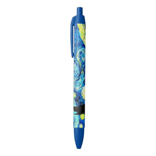 Van Gogh - Sterrennacht Zwarte Inkt Pen (Top (Verticaal))