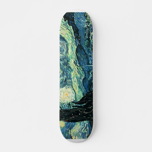 Van gogh sterrennachtvector skateboard (Voorkant)