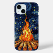Van Gogh stijl kampvuur Case-Mate iPhone Case (Achterkant)
