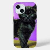 Van Gogh Stijl Kat Case-Mate iPhone Case (Achterkant)