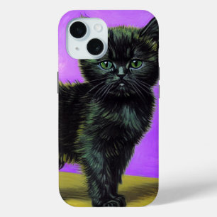 Van Gogh Stijl Kat iPhone 15 Case