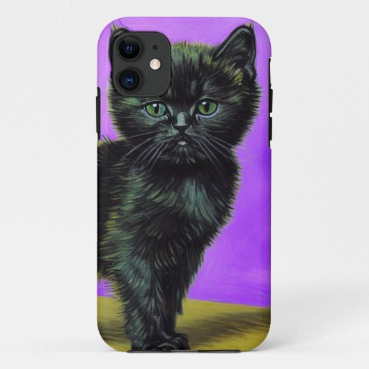 Van Gogh Stijl Kat Case-Mate iPhone Case (Achterkant)