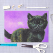 Van Gogh Stijl Kat Tissuepapier (Craft)