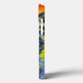 Van Gogh Stijl Kat Zonsondergang Strand Case-Mate iPhone Case (Achterkant / Links)
