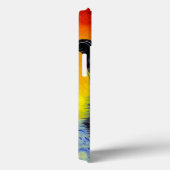 Van Gogh Stijl Kat Zonsondergang Strand Case-Mate iPhone Case (Achterkant / Rechts)