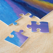 Van Gogh Stijl Kerstmis Legpuzzel (Zijkant)