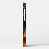 Van Gogh Stijl Pouting Kitten Case-Mate iPhone Case (Achterkant / Links)