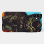 Van Gogh Stijl Pouting Kitten Case-Mate iPhone Case (Achterkant (horizontaal))