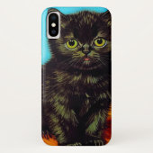 Van Gogh Stijl Pouting Kitten Case-Mate iPhone Case (Achterkant)