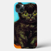 Van Gogh Stijl Pouting Kitten Case-Mate iPhone Case (Achterkant)