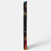 Van Gogh Stijl Pouting Kitten Samsung Galaxy Hoesje (Linkerkant)