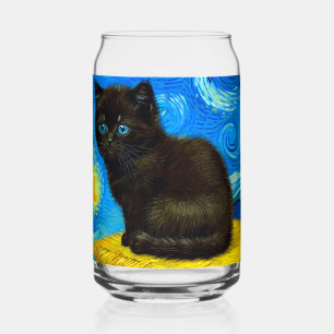 Van Gogh Stijl Sterrennacht Blikvorm Glas