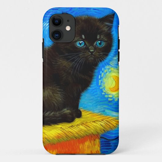 Van Gogh Stijl Sterrennacht Case-Mate iPhone Case (Achterkant)