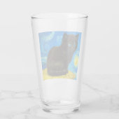 Van Gogh Stijl Sterrennacht Glas (Achterkant)
