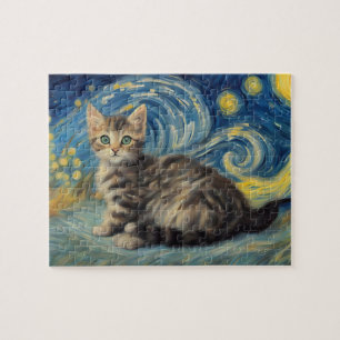 Van Gogh Stijl Sterrennacht Legpuzzel