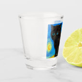 Van Gogh Stijl Sterrennacht Shot Glas (Links)