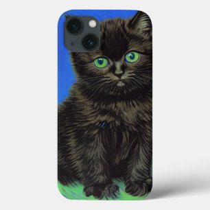 Van Gogh Stijl Zwart Kitten Case-Mate iPhone Case