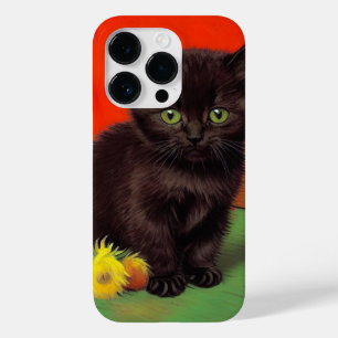 Van Gogh Stijl Zwarte Kat Case-Mate iPhone 14 Pro Hoesje