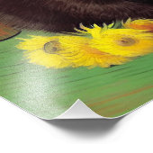 Van Gogh Stijl Zwarte Kat Foto Afdruk (Hoek)