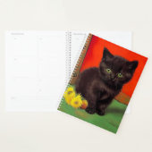 Van Gogh Stijl Zwarte Kat Planner (Display)